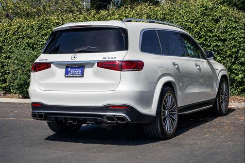 designo Diamond White Bright 2021 Mercedes-Benz AMG GLS 63 Base