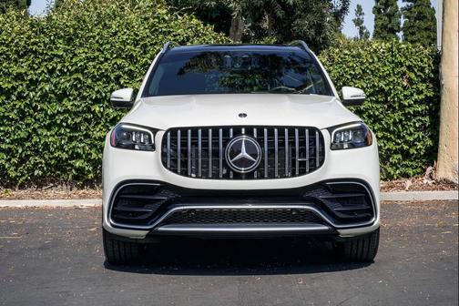 designo Diamond White Bright 2021 Mercedes-Benz AMG GLS 63 Base