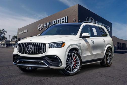 designo Diamond White Bright 2021 Mercedes-Benz AMG GLS 63 Base