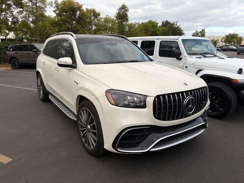designo Diamond White Bright 2021 Mercedes-Benz AMG GLS 63 Base