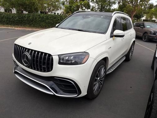 designo Diamond White Bright 2021 Mercedes-Benz AMG GLS 63 Base