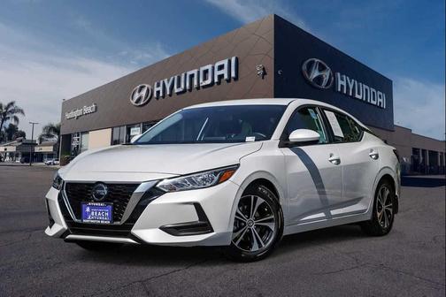 Aspen White Tricoat 2021 Nissan Sentra SV