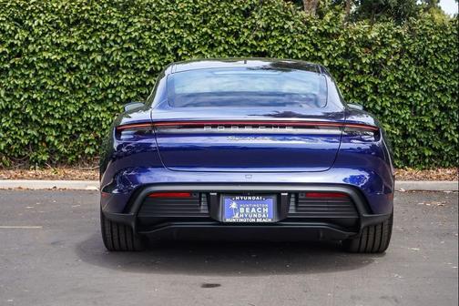 Blue 2021 Porsche Taycan 4S