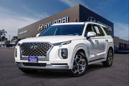 Hyper White 2021 Hyundai PALISADE Calligraphy