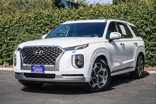 Hyper White 2021 Hyundai PALISADE Calligraphy