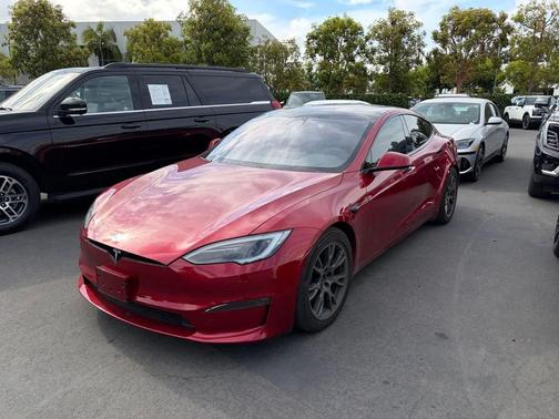 Red 2023 Tesla Model S AWD