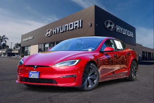 Red 2023 Tesla Model S AWD