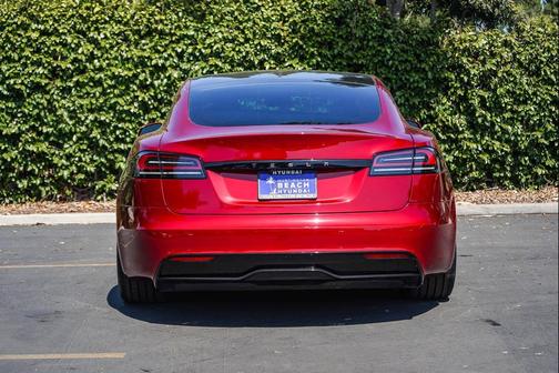 Red 2023 Tesla Model S AWD