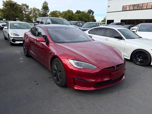 Red 2023 Tesla Model S AWD