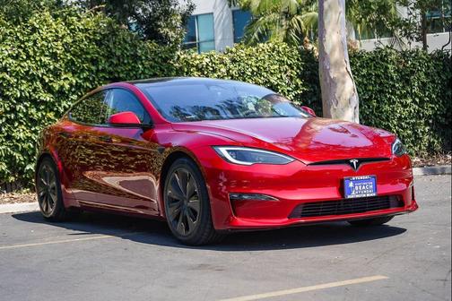 Red 2023 Tesla Model S AWD