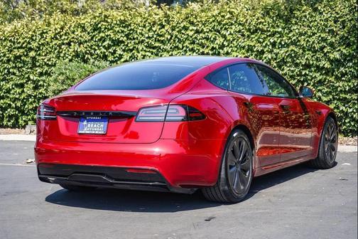 Red 2023 Tesla Model S AWD