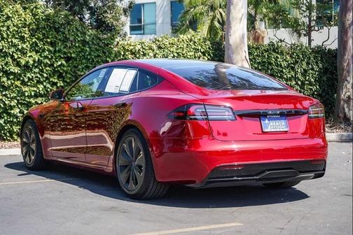 Red 2023 Tesla Model S AWD