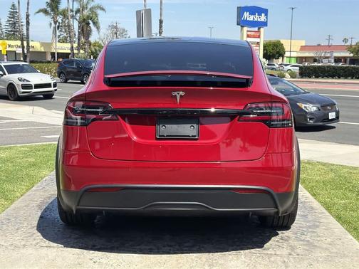 Red Multi-Coat 2022 Tesla Model X Dual Motor All-Wheel Drive