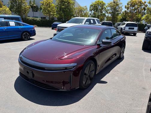 Zenith Red Metallic 2024 Lucid Air Touring