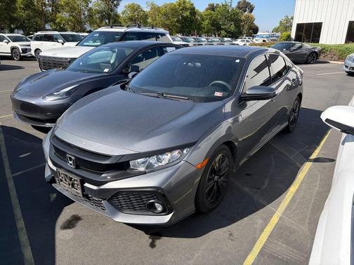 Gray 2018 Honda Civic EX