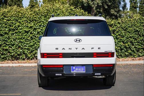 Serenity White 2025 Hyundai SANTA FE HEV Calligraphy