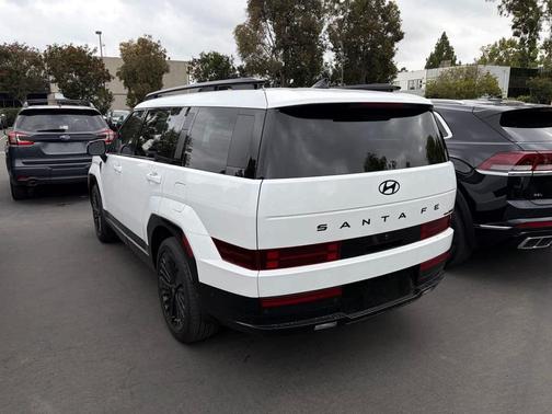 Serenity White 2025 Hyundai SANTA FE HEV Calligraphy