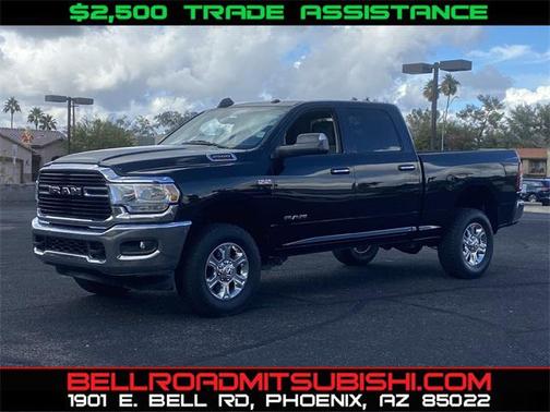 Diamond Black Crystal Pearlcoat 2019 RAM 2500 Big Horn Crew Cab 4x4 6'4' Box