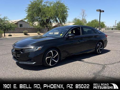 Crystal Black Pearl 2022 Honda Accord Sport 1.5T