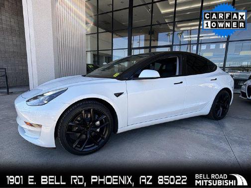 Pearl White Multi-Coat 2021 Tesla Model 3 Standard Range Plus
