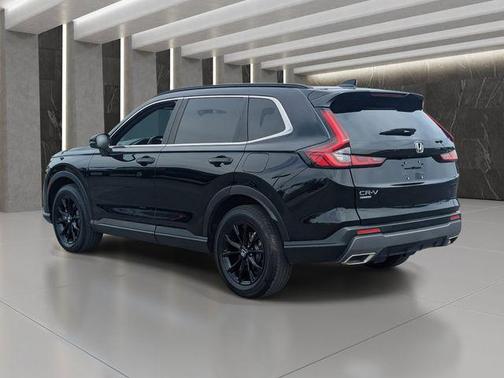 Crystal Black Pearl 2025 Honda CR-V Hybrid Sport AWD