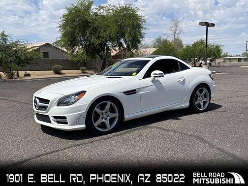 White 2014 Mercedes-Benz SLK-Class SLK 250