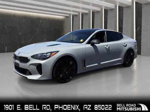 Ceramic Silver 2019 Kia Stinger GT1