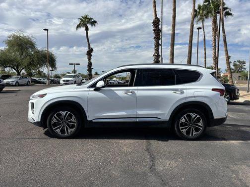Quartz White 2019 Hyundai SANTA FE Ultimate 2.0T