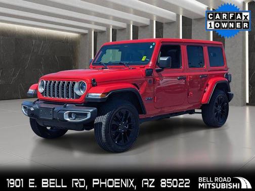 Firecracker Red Clearcoat 2025 Jeep Wrangler 4xe Sahara