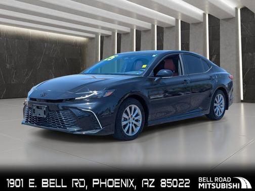 Midnight Black Metallic 2025 Toyota Camry XSE