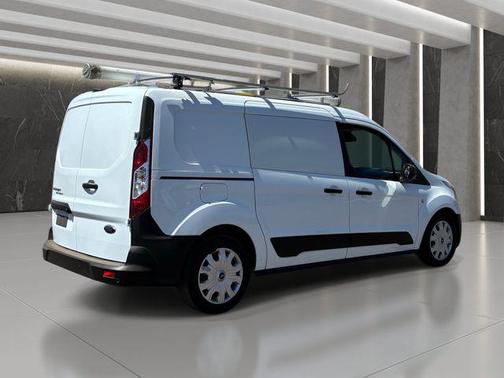 Frozen White 2020 Ford Transit Connect XL Cargo Van