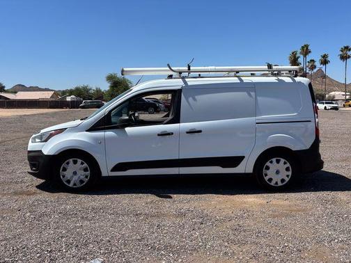 Frozen White 2020 Ford Transit Connect XL Cargo Van