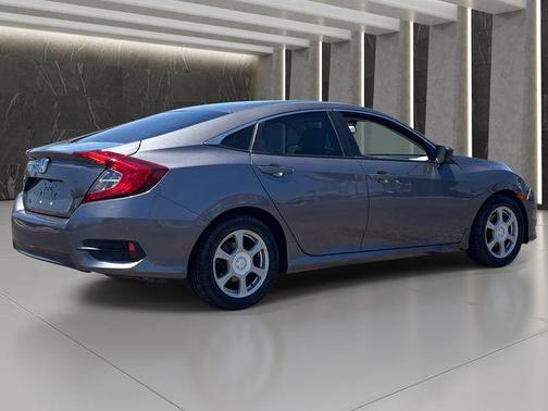 Modern Steel Metallic 2017 Honda Civic LX