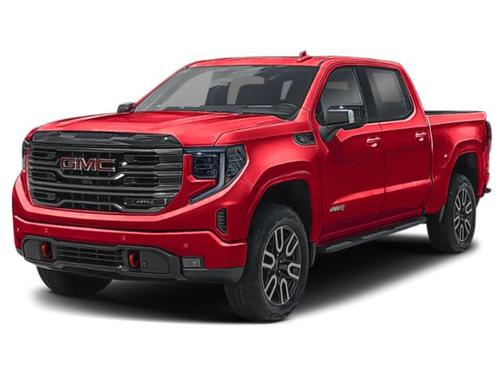 Volcanic Red Tintcoat 2025 GMC Sierra 1500 AT4