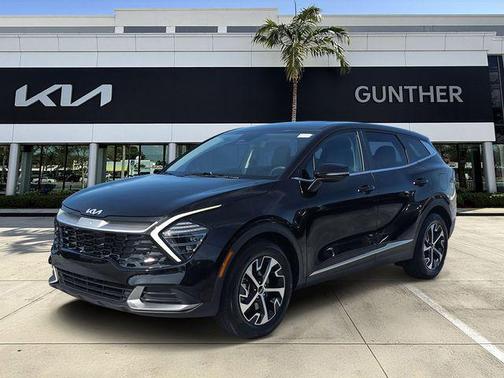 Ebony Black 2025 Kia Sportage EX