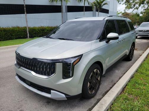 Ivory Silver 2026 Kia Carnival EX