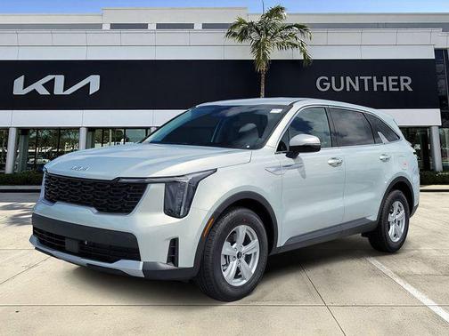 Ivory Silver 2026 Kia Sorento LX