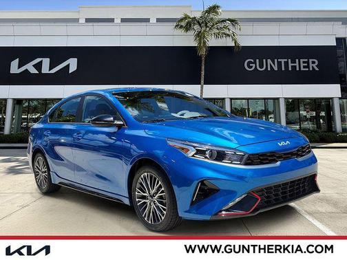 Sporty Blue 2023 Kia Forte GT-Line