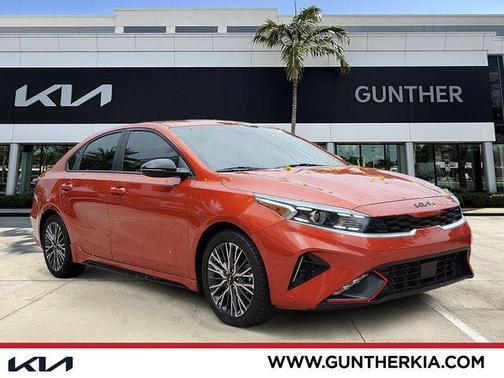 Fire Orange 2023 Kia Forte GT-Line