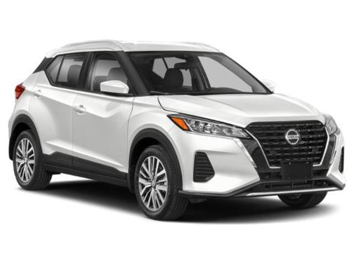 Aspen White/Super Black 2021 Nissan Kicks SV