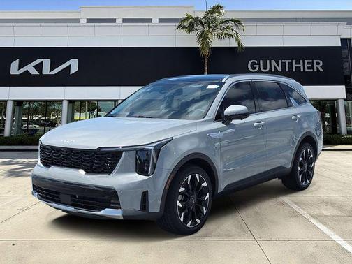 Wolf Gray 2025 Kia Sorento SX