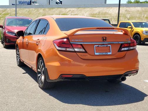 Orange Fire Pearl 2014 Honda Civic Si