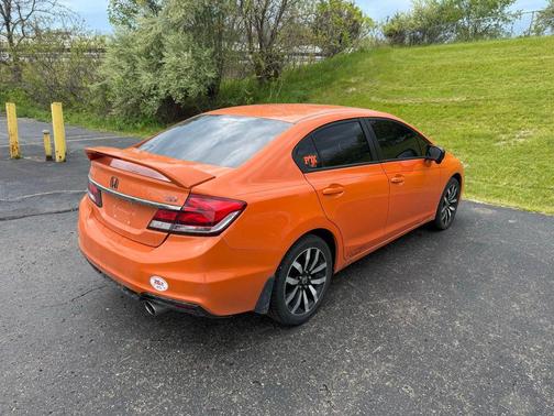 Orange Fire Pearl 2014 Honda Civic Si