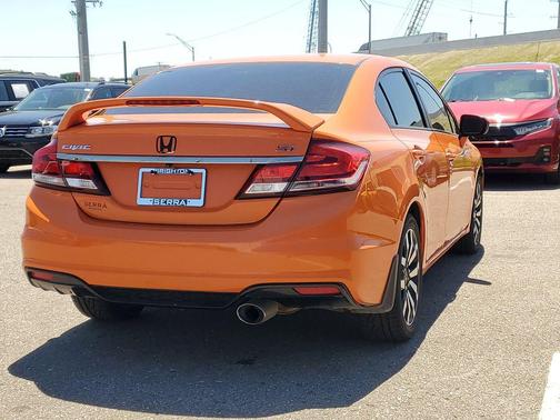 Orange Fire Pearl 2014 Honda Civic Si