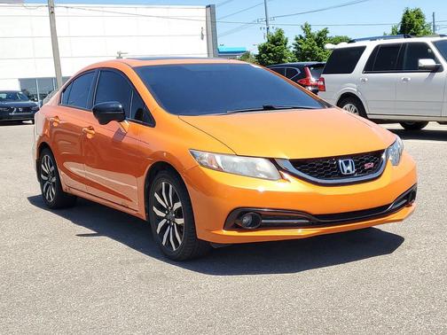 Orange Fire Pearl 2014 Honda Civic Si