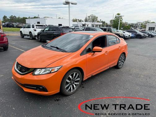 Orange Fire Pearl 2014 Honda Civic Si