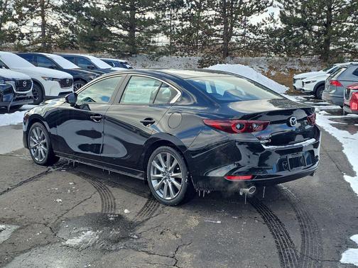 Jet Black Mica 2026 Mazda Mazda3 FWD w/Preferred Package