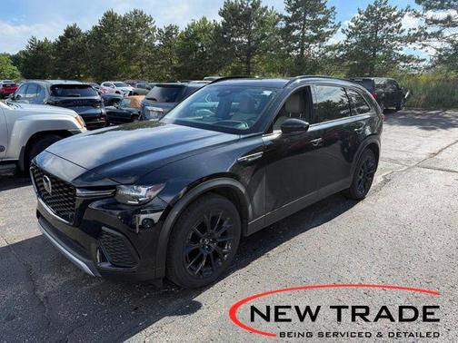 Jet Black Mica 2025 Mazda CX-70 3.3 Turbo Premium Package