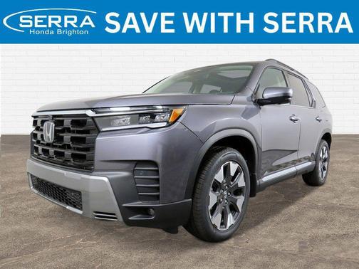 Modern Steel Metallic 2026 Honda Pilot Touring 8-Passenger