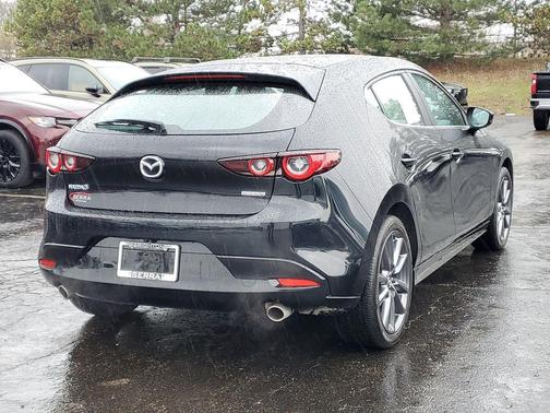 Jet Black Mica 2025 Mazda Mazda3 FWD w/Preferred Package